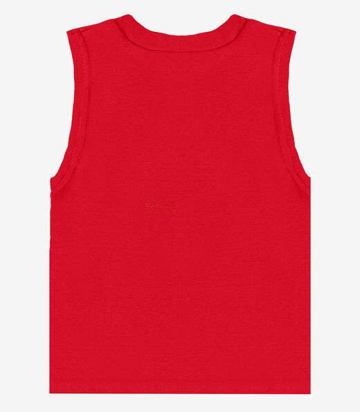 Regata Básica Infantil Lisa Soletex Vermelho