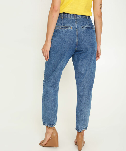 Calça Mom Jeans Feminina Clochard Marisa
