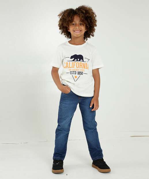 Image_Calça Infantil Jeans Bolsos MR Tam 4 a 12