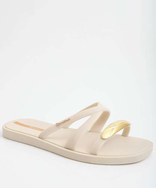 Image_Chinelo Feminino Ipanema Slide Metal-Chic Off White
