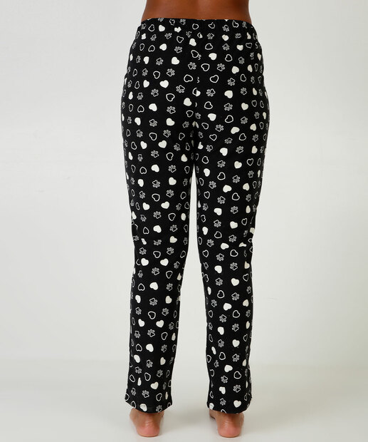 Pijama Americano Feminino Estampado Manga Longa Marisa