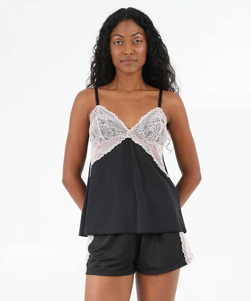 Image_Pijama Feminino Recorte Renda Alças Finas Marisa Preto