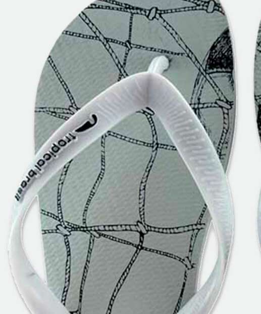 Chinelo Masculino Estampa Futebol Tropical Brasil