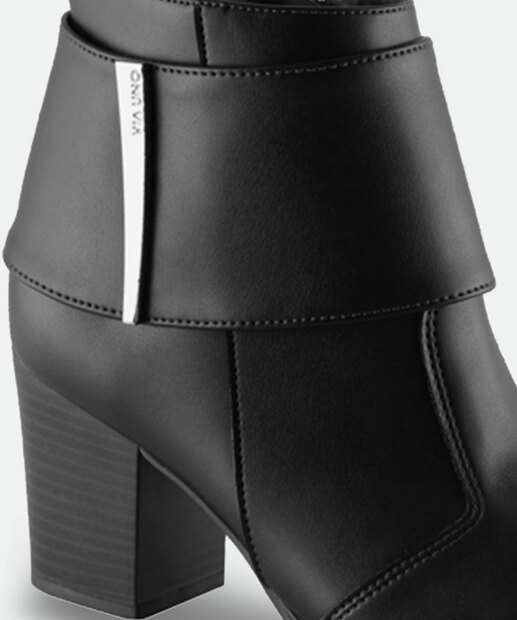Bota Feminina Cano Curto Salto Grosso Via Uno 