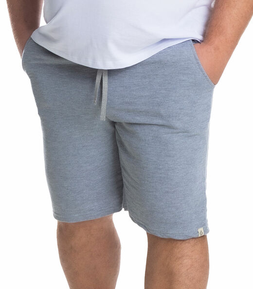 Image_Bermuda Masculina Moletom Plus Size Select Cinza