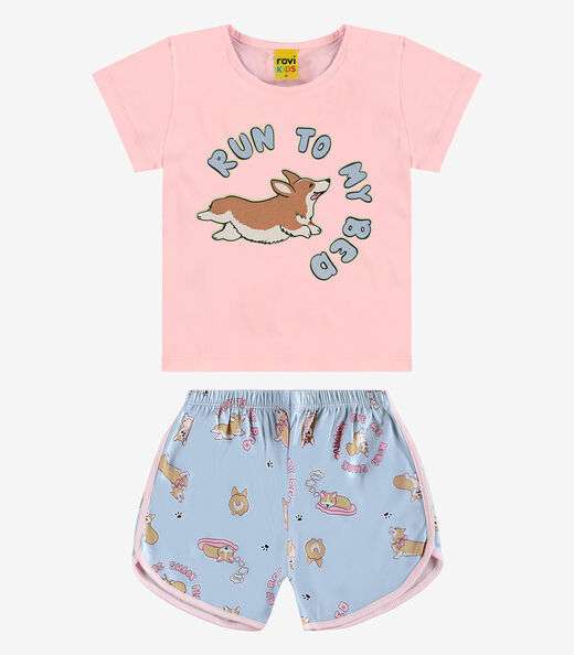 Image_Pijama Infantil Feminino Meia Malha Rovi Kids Azul