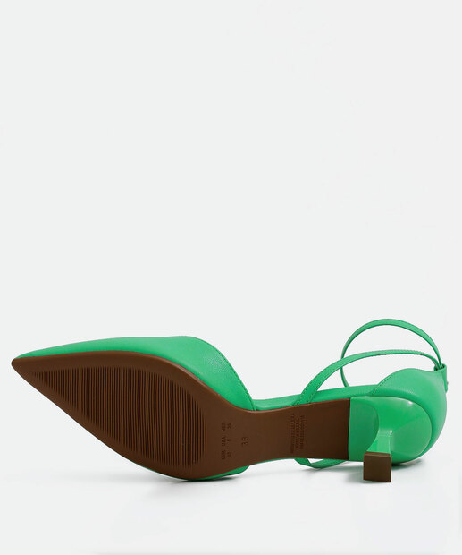Scarpin Feminino Slingback Salto Fino Bebecê 