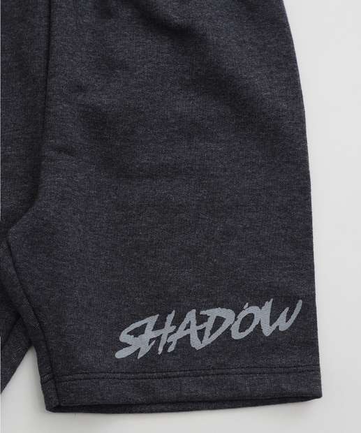 Conjunto Infantil Manga Curta Sonic Tam 4 a 10 Off White