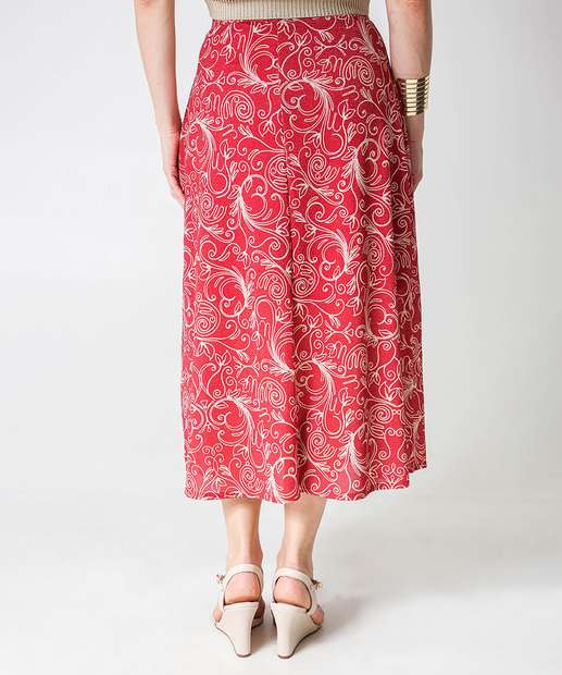 Saia Midi Estampada Marisa