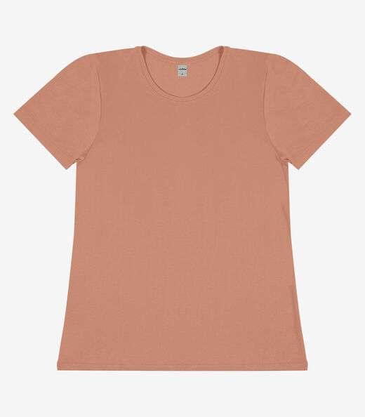 Blusa Feminina Básica Visco Tricot Rovitex Marrom