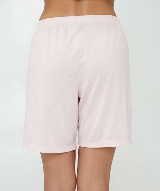 Pijama Feminino Bordado Sem Manga Marisa