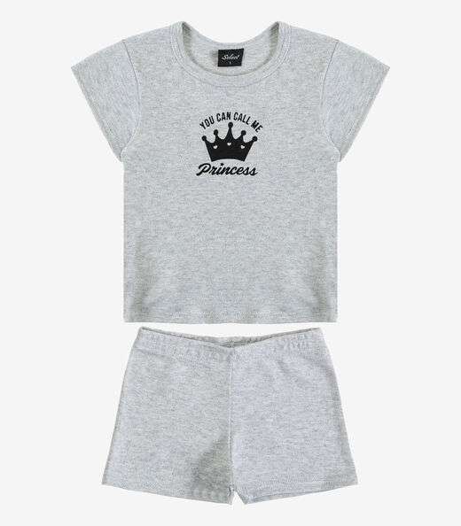 Image_Conjunto Infantil Blusa com Shorts Select Cinza