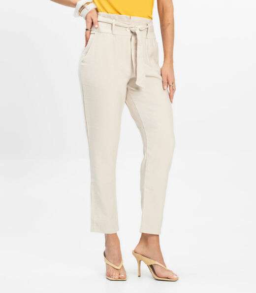 Calça Feminina Marrante Clochard Renaluci Bege