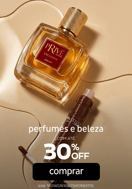 Perfumes e Beleza por até 30% OFF