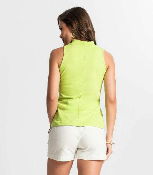 Regata Feminina Gola Alta Endless Verde