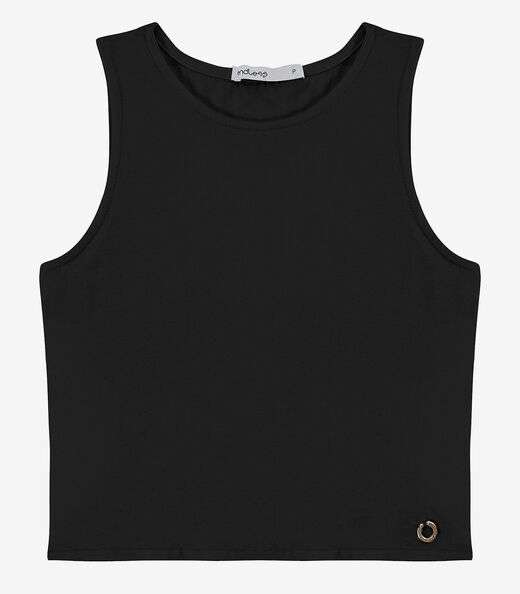 Regata De Viscotorcion Básica Feminina Endless Preto