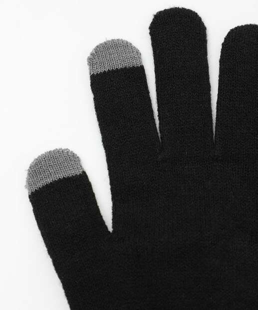 Luva Feminina Tricô Marisa Preto