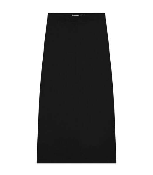 Saia Midi De Ribana Feminina Endless Preto