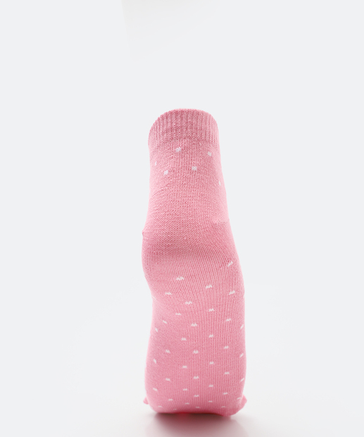 Kit 3 Pares Meias Cano Curto Feminina Marisa Rosa