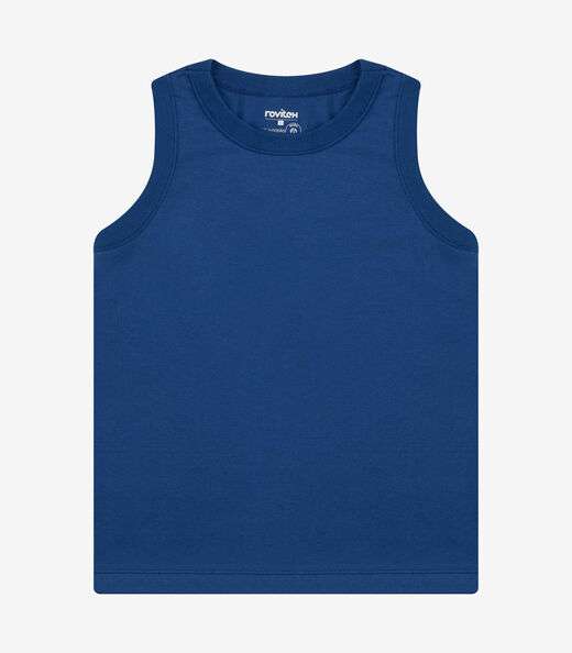 Regata Básica Infantil Masculina Rovi Kids Azul