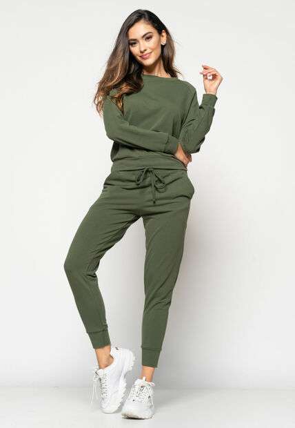 Calça  Comfy Jogger  Moletinho Verde Salvatore Fashion