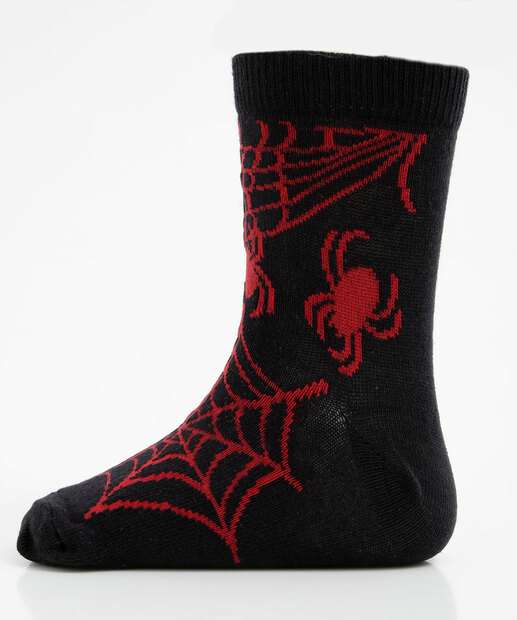 Kit 3 Pares Meias Infantil Soquete Estampadas