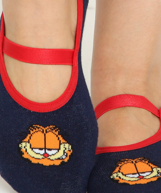 Meia Sapatilha Feminina Antiderrapante Garfield