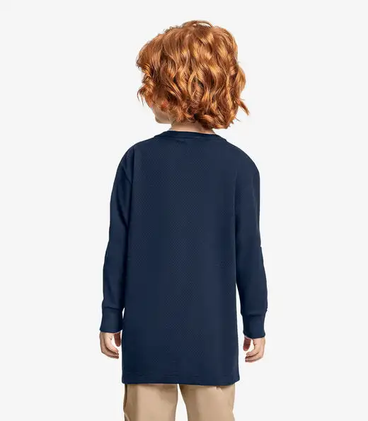 Camiseta Infantil Manga Longa Trick Nick Azul