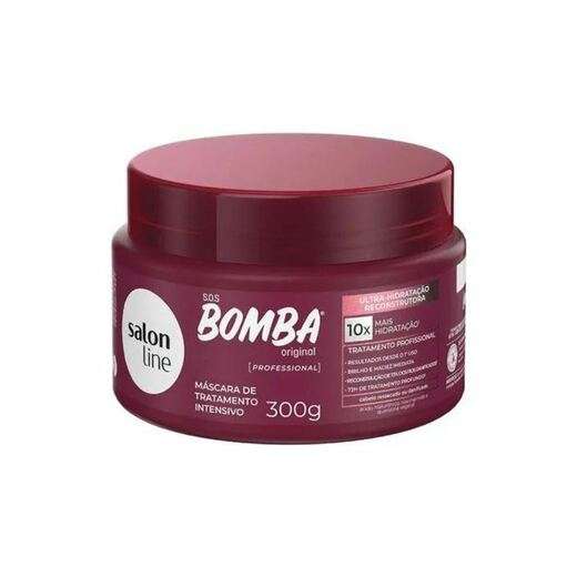 Image_Creme Para Pentear Salon Line Bomba 300ml Hidratação Reconstrutora