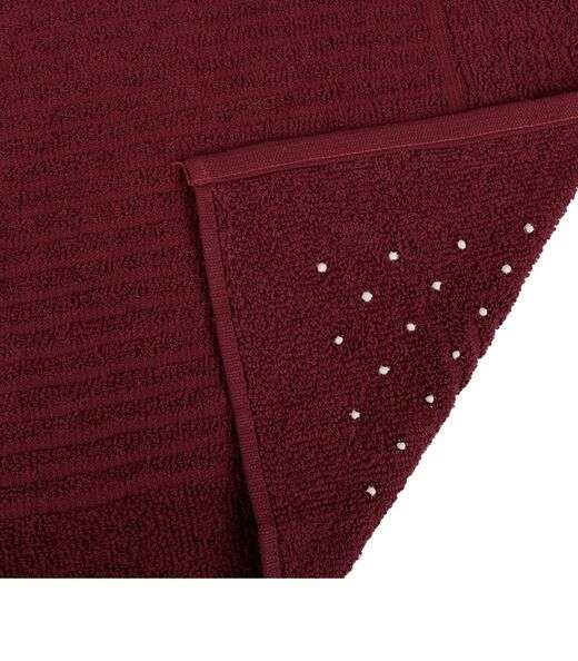 Toalha de Piso Basic com Antiderrapante Atlântica Vermelho