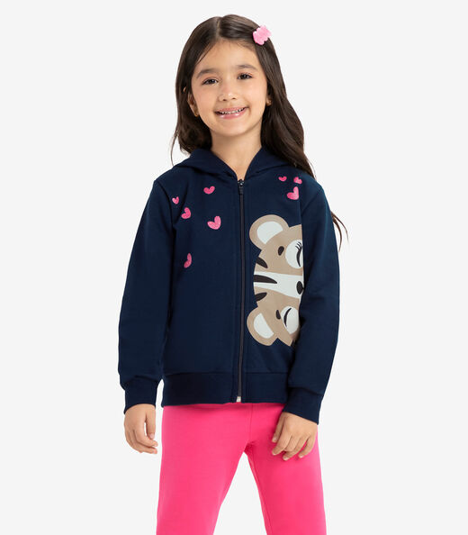 Conjunto Infantil Jaqueta Com Legging Rovi Kids Azul