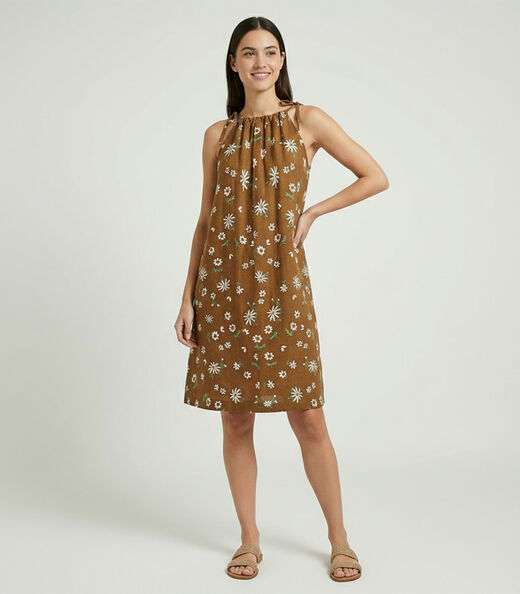 Image_Vestido Curto Feminino Em Viscolinho Select Marrom