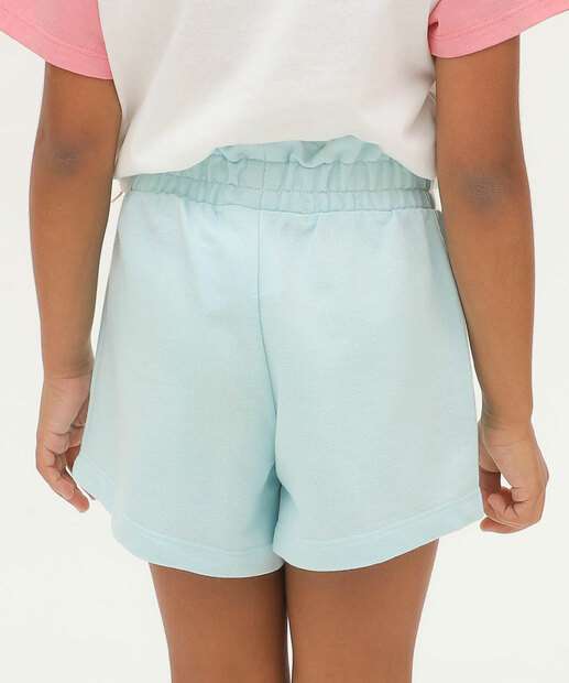 Short Infantil Moletinho Clochard Marisa Tam 4 a 10