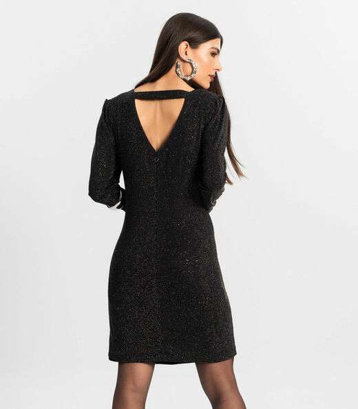 Vestido Manga Longa Endless Preto