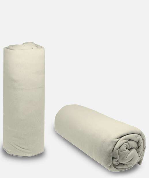 Lençol Casal Com Elástico Liso Doce Vida 1 Peça