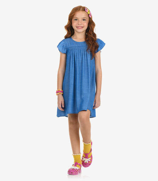 Vestido Liocel Rovi Kids Azul