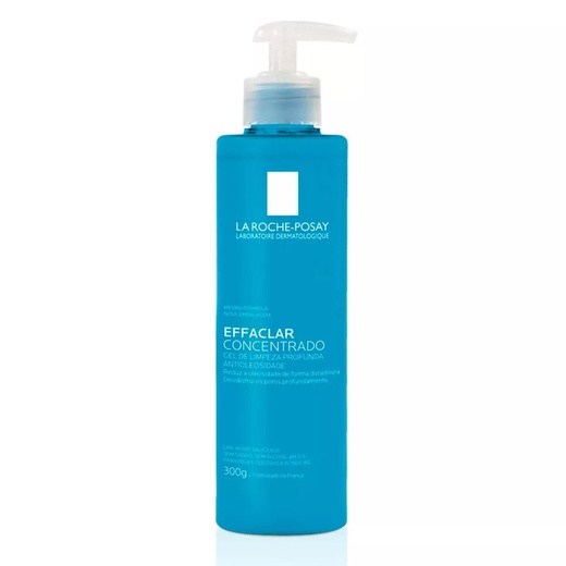 Kit com 3 Unidades de Effaclar Concentrado 300g La Roche-Posay Gel De Limpeza Fa