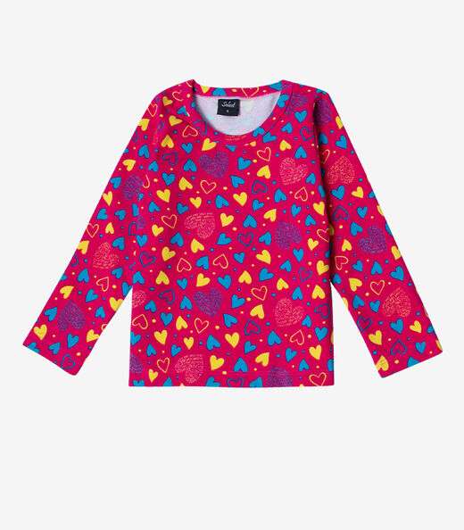 Pijama Infantil Feminino Estapado Select Rosa