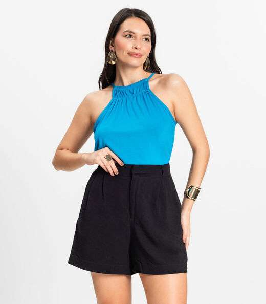 Image_Blusa Feminina de Alça Infinita Cor Azul