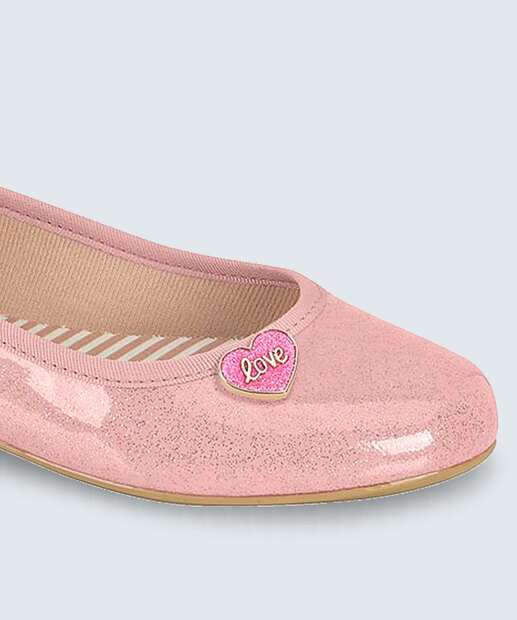 Sapatilha Infantil Verniz Brilho Molekinha 