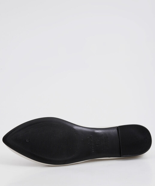 Sapatilha Feminina Bico Fino Verniz Moleca 