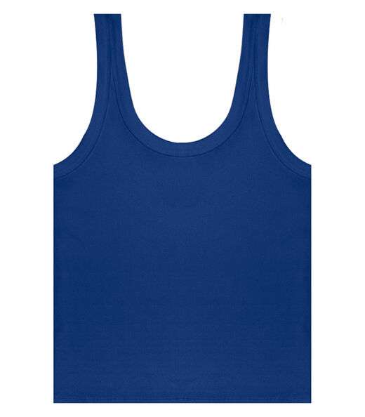 Regata Feminina Em Ribana Rovitex Azul