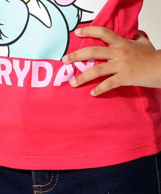Camiseta Infantil Margarida Disney Tam 4 a 10