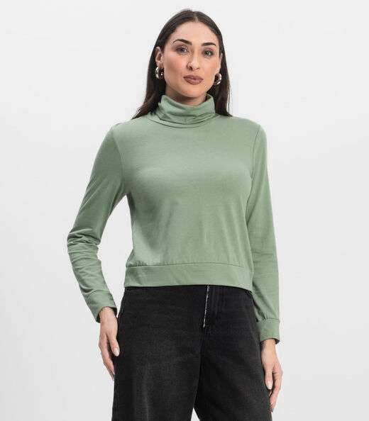 Image_Blusão Gola Alta Infinita Cor Feminino Verde