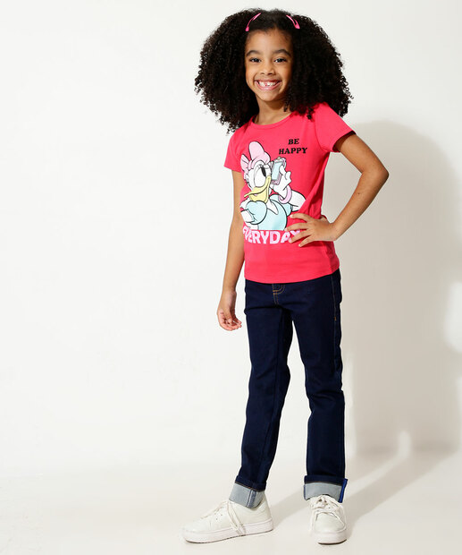 Camiseta Infantil Margarida Disney Tam 4 a 10