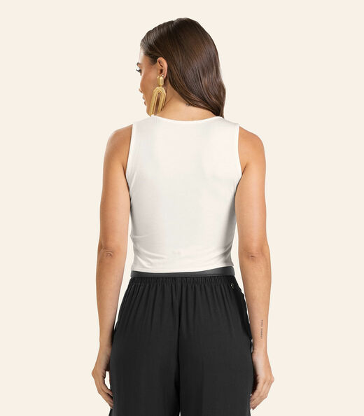 Regata De Viscotorcion Básica Feminina Endless Bege