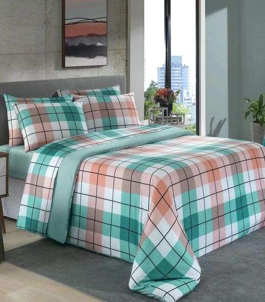Image_Jogo Capa De Edredom Casal 3 Peças Lar E Lazer Verde