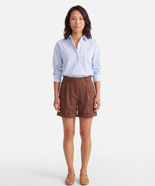 Image_Short Feminino Alfaiataria Marisa Marrom