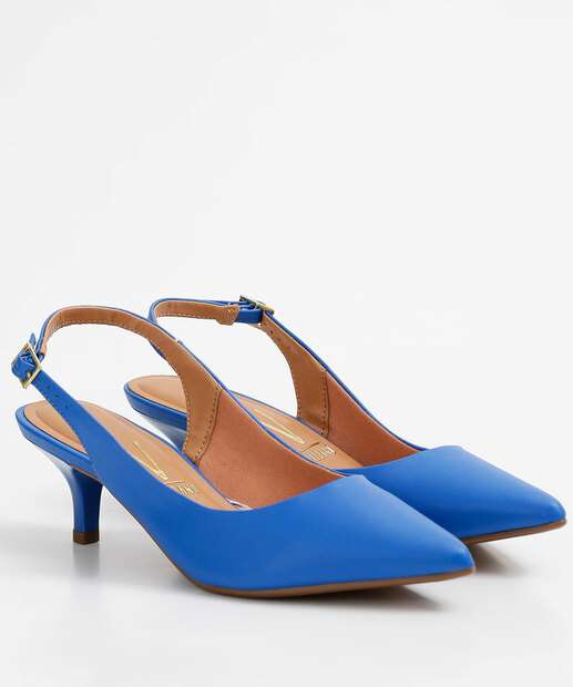 Scarpin Feminino Slingback Salto Fino Vizzano 