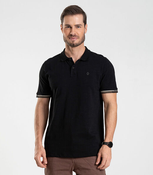 Image_Polo Masculina Malhão Flamê Diametro Preto